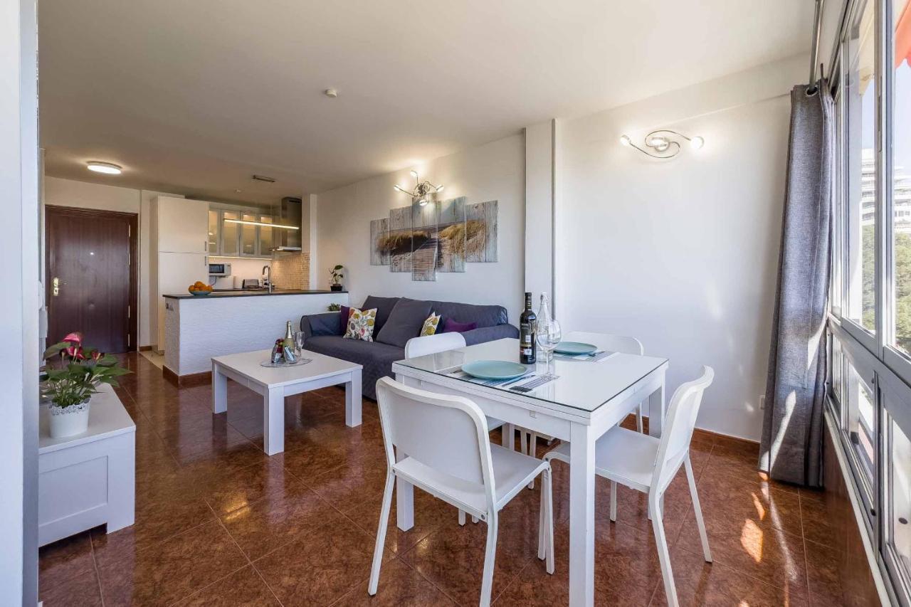 Apartamento Acogedor, Terraza, Piscina Y Mar เบนัลมาเดนา ภายนอก รูปภาพ