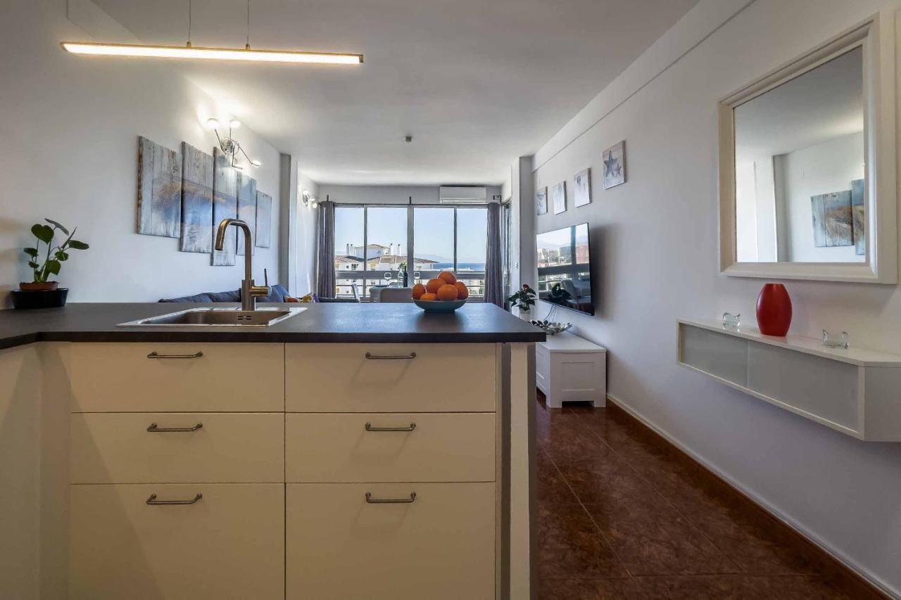 Apartamento Acogedor, Terraza, Piscina Y Mar เบนัลมาเดนา ภายนอก รูปภาพ