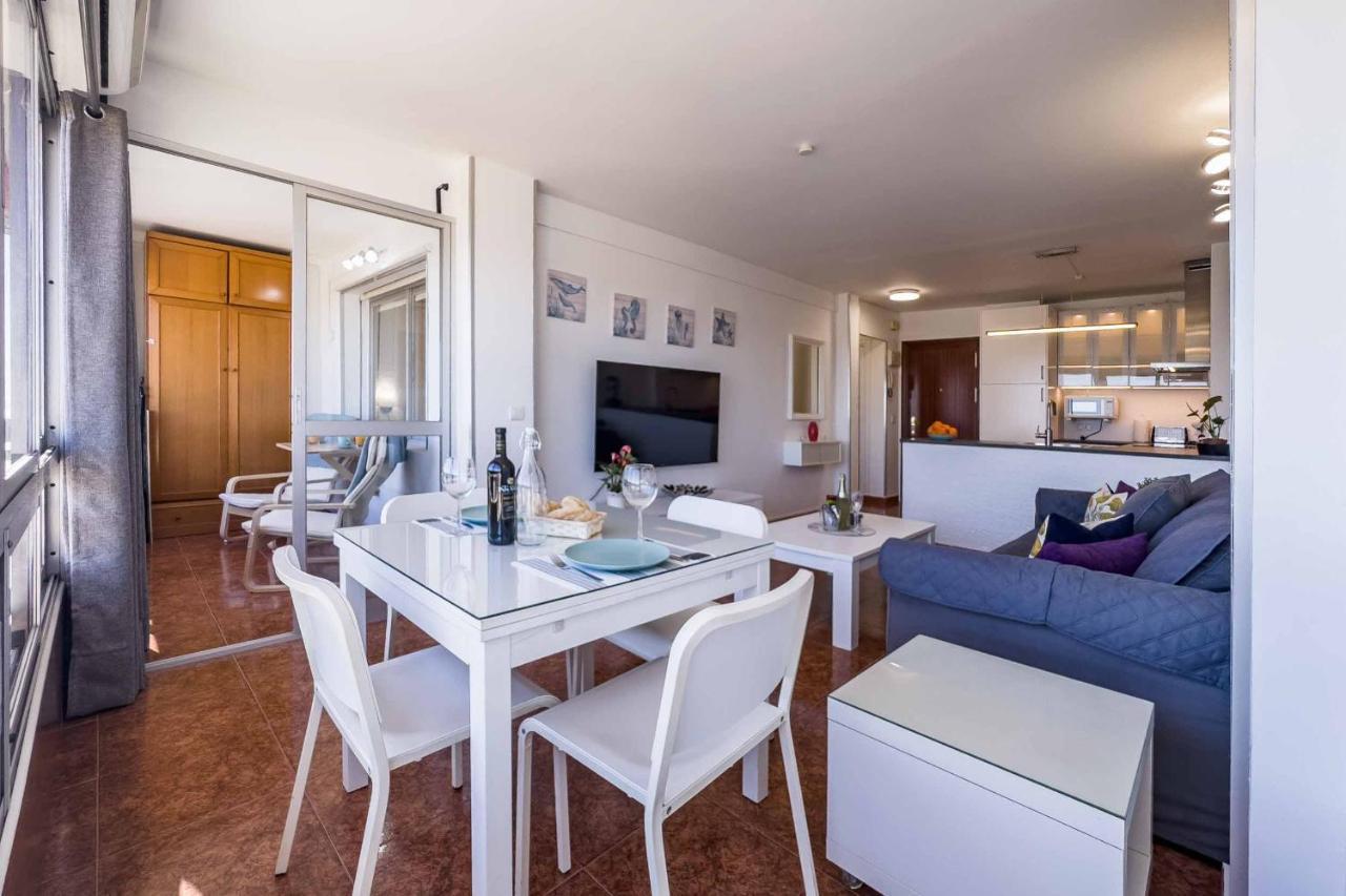 Apartamento Acogedor, Terraza, Piscina Y Mar เบนัลมาเดนา ภายนอก รูปภาพ