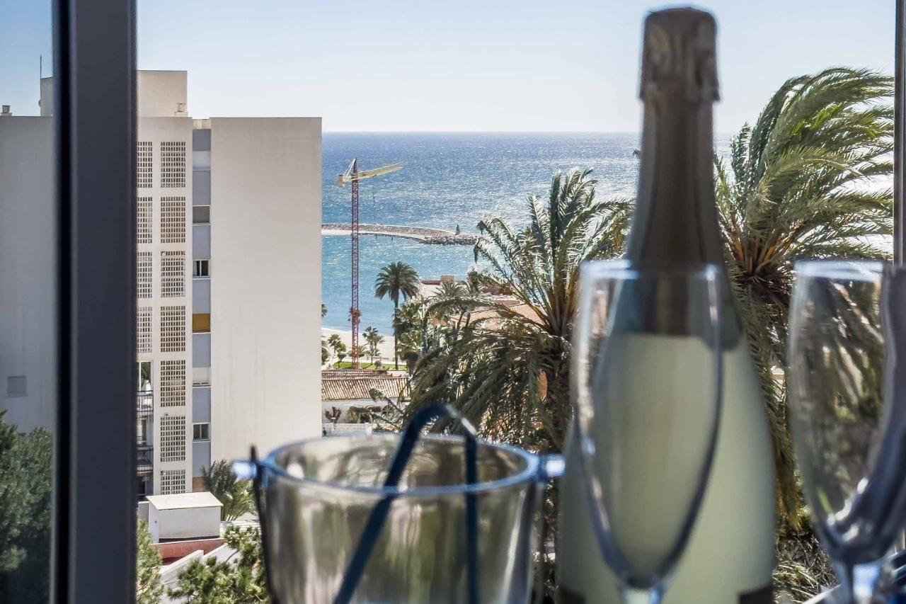 Apartamento Acogedor, Terraza, Piscina Y Mar เบนัลมาเดนา ภายนอก รูปภาพ