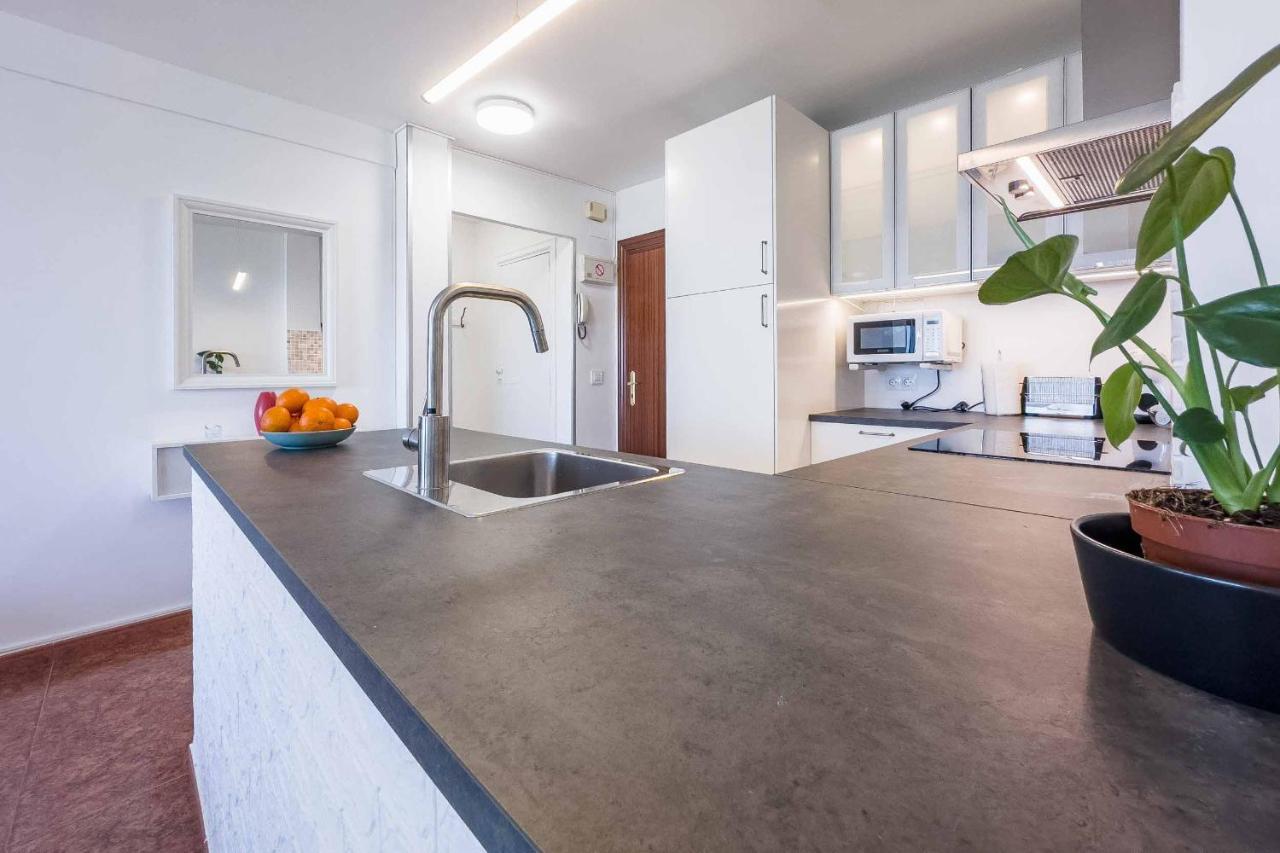 Apartamento Acogedor, Terraza, Piscina Y Mar เบนัลมาเดนา ภายนอก รูปภาพ