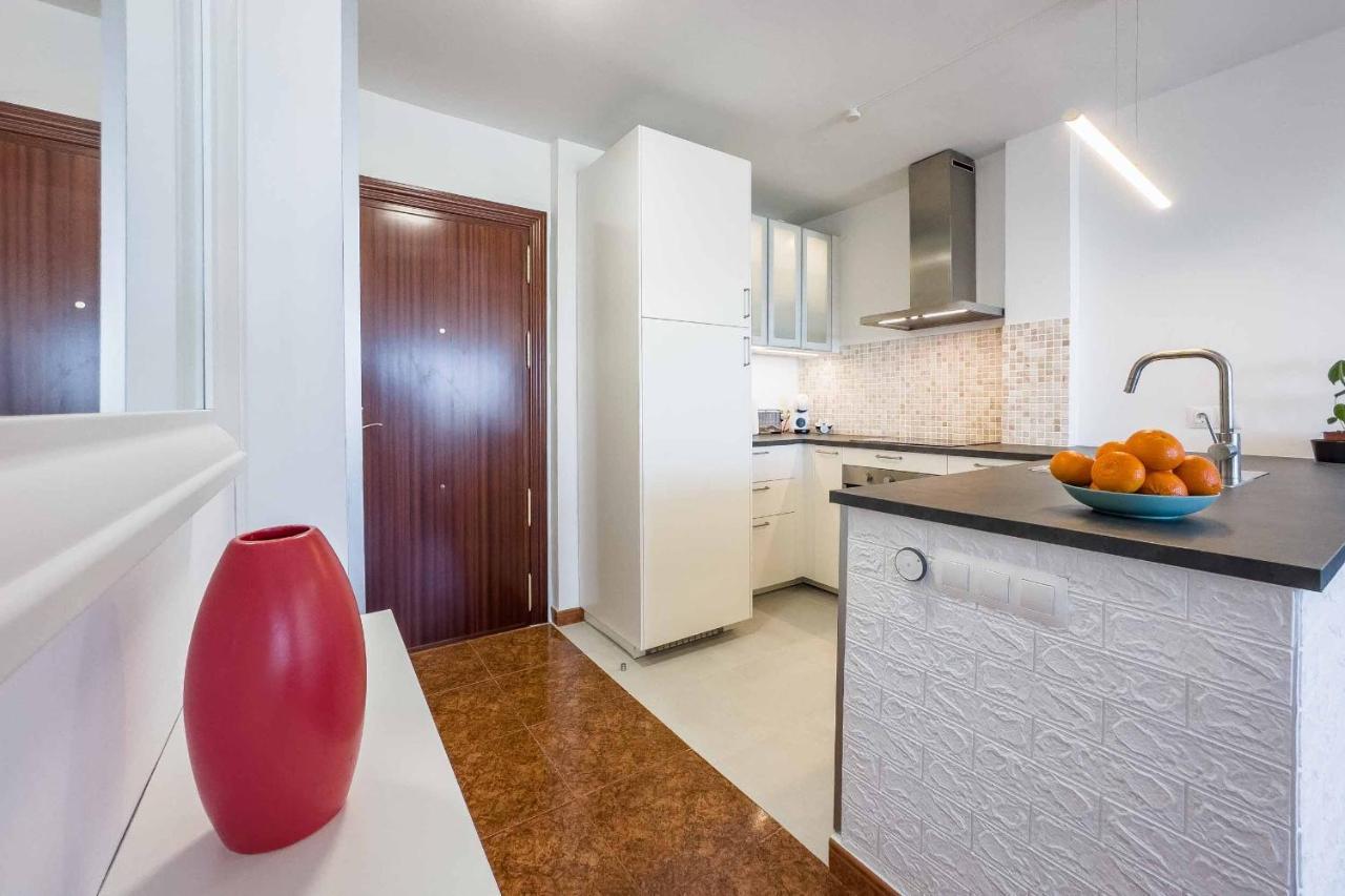 Apartamento Acogedor, Terraza, Piscina Y Mar เบนัลมาเดนา ภายนอก รูปภาพ