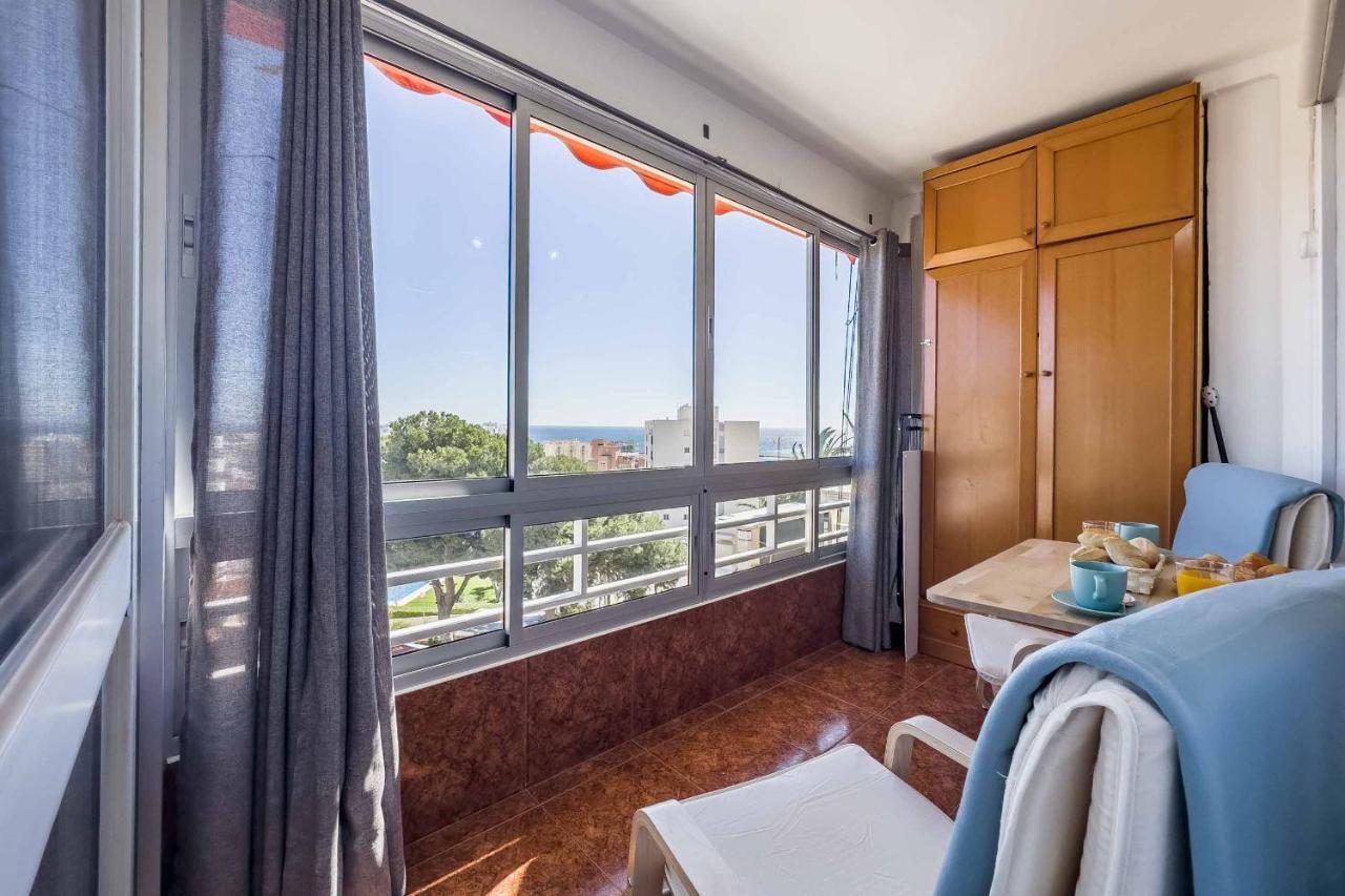 Apartamento Acogedor, Terraza, Piscina Y Mar เบนัลมาเดนา ภายนอก รูปภาพ