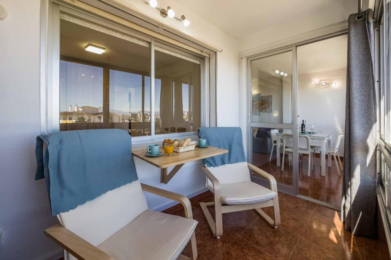 Apartamento Acogedor, Terraza, Piscina Y Mar เบนัลมาเดนา ภายนอก รูปภาพ