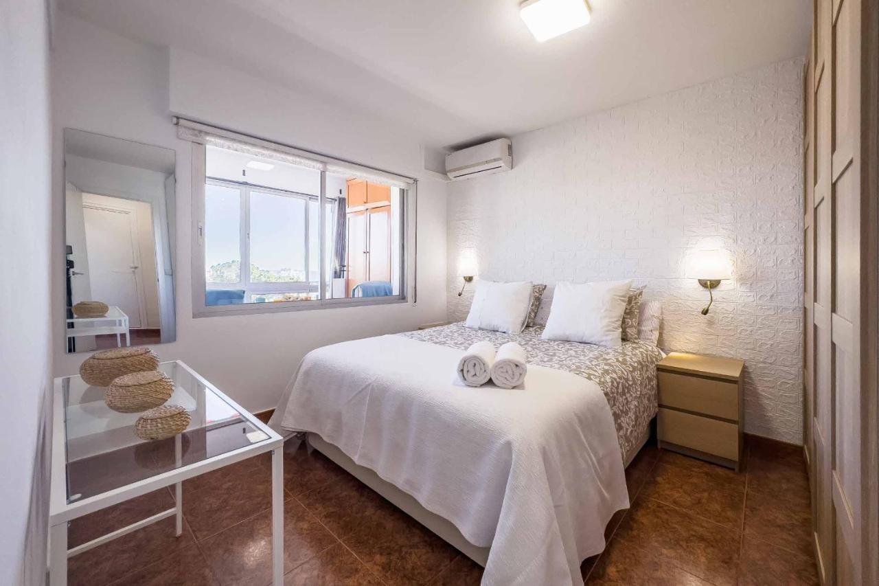Apartamento Acogedor, Terraza, Piscina Y Mar เบนัลมาเดนา ภายนอก รูปภาพ